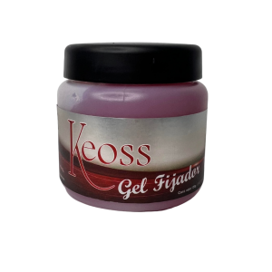 GEL FIJADOR PARA EL CABELLO DE 120 G MARCA KEOSS.